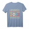 Kinder 7. Geburtstag T-Shirt - Legendär seit 2017, Perfektes Geschenk für Jungen und Mädchen zum 7. Geburtstag