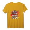 Essen Schlaf Tanzen Wiederholen T-Shirt – Lustiges Tanz Spruch für Hip-Hop, Breakdance & Ballett Fans, Perfekt als Geschenk für Männer, Frauen & Kinder