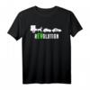 Elektrofahrzeug rEVolution EV-Treiber T-Shirt - Für Umweltbewusste und Elektromobilitäts-Fans, Mode gegen den Klimawechsel