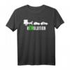 Elektrofahrzeug rEVolution EV-Treiber T-Shirt - Für Umweltbewusste und Elektromobilitäts-Fans, Mode gegen den Klimawechsel
