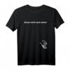 Nicht nach unten schauen - Reingeschaut Loch Motiv-T-Shirt für Motivation und Alltag, klassisch geschnitten