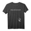 Nicht nach unten schauen - Reingeschaut Loch Motiv-T-Shirt für Motivation und Alltag, klassisch geschnitten