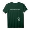 Nicht nach unten schauen - Reingeschaut Loch Motiv-T-Shirt für Motivation und Alltag, klassisch geschnitten