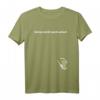 Nicht nach unten schauen - Reingeschaut Loch Motiv-T-Shirt für Motivation und Alltag, klassisch geschnitten