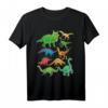 Dinosaurier-Arten Grafiken Dino T-Rex Jungen Dinosaurier T-Shirt – Perfektes Geschenk für Dino-Fans und Dino-Geburtstagspartys