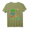 Dinosaurier-Arten Grafiken Dino T-Rex Jungen Dinosaurier T-Shirt – Perfektes Geschenk für Dino-Fans und Dino-Geburtstagspartys