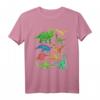 Dinosaurier-Arten Grafiken Dino T-Rex Jungen Dinosaurier T-Shirt – Perfektes Geschenk für Dino-Fans und Dino-Geburtstagspartys