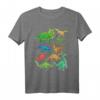 Dinosaurier-Arten Grafiken Dino T-Rex Jungen Dinosaurier T-Shirt – Perfektes Geschenk für Dino-Fans und Dino-Geburtstagspartys