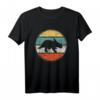 Triceratops Dinosaur Silhouette Retro T-Shirt – Cooles Geschenk für Dinosaurier-Fans und Prehistorie-Liebhaber