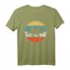 Triceratops Dinosaur Silhouette Retro T-Shirt – Cooles Geschenk für Dinosaurier-Fans und Prehistorie-Liebhaber