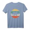 Triceratops Dinosaur Silhouette Retro T-Shirt – Cooles Geschenk für Dinosaurier-Fans und Prehistorie-Liebhaber