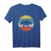 Triceratops Dinosaur Silhouette Retro T-Shirt – Cooles Geschenk für Dinosaurier-Fans und Prehistorie-Liebhaber