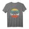 Triceratops Dinosaur Silhouette Retro T-Shirt – Cooles Geschenk für Dinosaurier-Fans und Prehistorie-Liebhaber