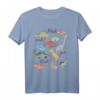 Der Saurier Dino T-Shirt – Klassisch geschnitten mit Dinosaurier-Motiv, ideal für Dino-Fans und als Geschenk