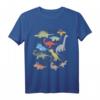Der Saurier Dino T-Shirt – Klassisch geschnitten mit Dinosaurier-Motiv, ideal für Dino-Fans und als Geschenk