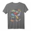 Der Saurier Dino T-Shirt – Klassisch geschnitten mit Dinosaurier-Motiv, ideal für Dino-Fans und als Geschenk