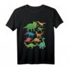 Dinosaurier-Arten Grafiken Dino T-Rex Jungen Dinosaurier Langarmshirt – Perfekt für Dino-Fans, Fossiliensuche & Geburtstagsgeschenke