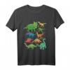 Dinosaurier-Arten Grafiken Dino T-Rex Jungen Dinosaurier Langarmshirt – Perfekt für Dino-Fans, Fossiliensuche & Geburtstagsgeschenke