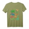 Dinosaurier-Arten Grafiken Dino T-Rex Jungen Dinosaurier Langarmshirt – Perfekt für Dino-Fans, Fossiliensuche & Geburtstagsgeschenke