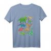 Dinosaurier-Arten Grafiken Dino T-Rex Jungen Dinosaurier Langarmshirt – Perfekt für Dino-Fans, Fossiliensuche & Geburtstagsgeschenke