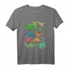 Dinosaurier-Arten Grafiken Dino T-Rex Jungen Dinosaurier Langarmshirt – Perfekt für Dino-Fans, Fossiliensuche & Geburtstagsgeschenke