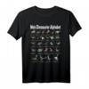 Dino Alphabet Dinosaurier ABC T-Shirt für Kinder - Perfektes Geschenk für Dinosaurierfans, Geburtstagsgeschenk & für kleine Paläontologen