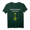Brontosaurus Lieblingshemd T-Shirt – Lustiges grafisches Dinosaurier-Shirt als Geschenk für Familie und Freunde