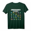 Dinosaurier Alphabet ABC T-Rex Dino Kinder T-Shirt – Perfekt für Dino-Fans im Kindergarten, Schule, Geburtstag, Weihnachten oder Ostern