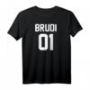 Brudi 01 Partnerlook T-Shirt für beste Freunde & Geschwister - Perfekt für Partys, Festivals, Weihnachten & Geburtstage