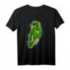 Grüner Papagei T-Shirt - Buntstiftartiges Tierdesign, Perfektes Geschenk für Tierliebhaber, Kinder und Freunde