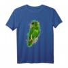 Grüner Papagei T-Shirt - Buntstiftartiges Tierdesign, Perfektes Geschenk für Tierliebhaber, Kinder und Freunde