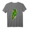 Grüner Papagei T-Shirt - Buntstiftartiges Tierdesign, Perfektes Geschenk für Tierliebhaber, Kinder und Freunde