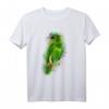 Grüner Papagei T-Shirt - Buntstiftartiges Tierdesign, Perfektes Geschenk für Tierliebhaber, Kinder und Freunde