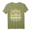 Markus Name Lustiges Majestät Shirt - Personalisiertes König T-Shirt für Männer, Geschenkidee für Geburtstag, Weihnachten & Festival