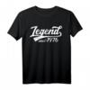 Legende seit 1976 Geschenk - Lustiges 47. Geburtstag Vintage T-Shirt für Männer und Frauen, ideal für Jubilaren & Geburtstagsfeiern