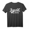Legende seit 1976 Geschenk - Lustiges 47. Geburtstag Vintage T-Shirt für Männer und Frauen, ideal für Jubilaren & Geburtstagsfeiern