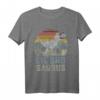 Lilbrosaurus T Rex Dinosaurier T-Shirt für Bruder, Familie und Freunde – Lustiges Retro Design, Perfekt für Geburtstag, Weihnachten & Vatertag