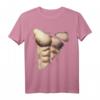 Humorvolles Muskel- & Sixpack T-Shirt für Männer - Lustiges Oberkörper-Design, Ironie & Spaß für Fitness-Fans