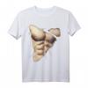 Humorvolles Muskel- & Sixpack T-Shirt für Männer - Lustiges Oberkörper-Design, Ironie & Spaß für Fitness-Fans