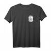Dachdecker T-Shirt mit Zunftwappen auf der Brust - Traditionelles Handwerker-Shirt für Zunftmitglieder