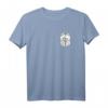 Dachdecker T-Shirt mit Zunftwappen auf der Brust - Traditionelles Handwerker-Shirt für Zunftmitglieder
