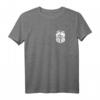 Dachdecker T-Shirt mit Zunftwappen auf der Brust - Traditionelles Handwerker-Shirt für Zunftmitglieder