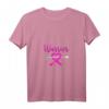 Damen Brustkrebs-Krieger Pfeil Ziel Rosa Schleife T-Shirt - Bewusstseinsförderndes Motiv für Krebspatientinnen & Überlebende im Oktober