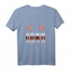 Glotz My Flamingos Nicht So An Geschenk für Frauen - Lustiges Flamingo T-Shirt, sexy Großbrust-Outfit & Party-Kleidung für Frauen mit Humor