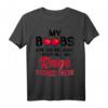 Lustiges HapOwl T-Shirt für Frauen - Meine Brüste sind groß, weil ich meine ganze Wut dort aufbewahrt habe