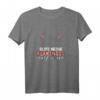 Damen T-Shirt mit Spruch 'Glotz Meine Flamingos Nicht So An' – Lustiges Flamingo Geschenk für Ehefrau, Freundin & Partyoutfit für große Oberweite