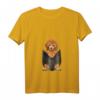 Pudel Hund in Pocket Brust Tasche Damen T-Shirt - Lustiges Design für Pudel Liebhaber, Hundebesitzer & Züchter, Perfekt zum Geburtstag, Muttertag & Weihnachten