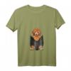 Pudel Hund in Pocket Brust Tasche Damen T-Shirt - Lustiges Design für Pudel Liebhaber, Hundebesitzer & Züchter, Perfekt zum Geburtstag, Muttertag & Weihnachten