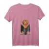 Pudel Hund in Pocket Brust Tasche Damen T-Shirt - Lustiges Design für Pudel Liebhaber, Hundebesitzer & Züchter, Perfekt zum Geburtstag, Muttertag & Weihnachten