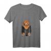 Pudel Hund in Pocket Brust Tasche Damen T-Shirt - Lustiges Design für Pudel Liebhaber, Hundebesitzer & Züchter, Perfekt zum Geburtstag, Muttertag & Weihnachten